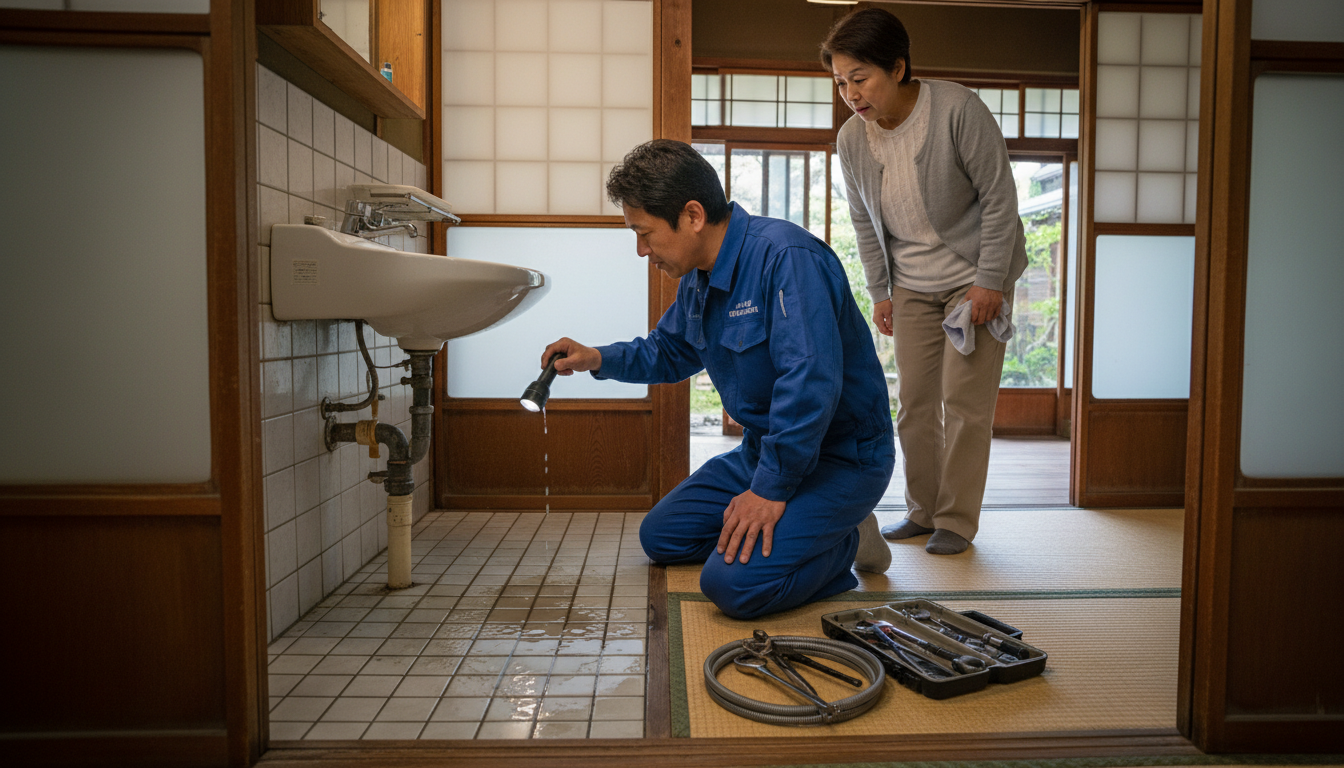 京都市 北区の住宅事情とよくある水トラブルに関する画像