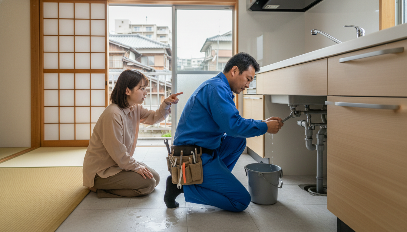 向日市の住宅事情とよくある水トラブルに関する画像