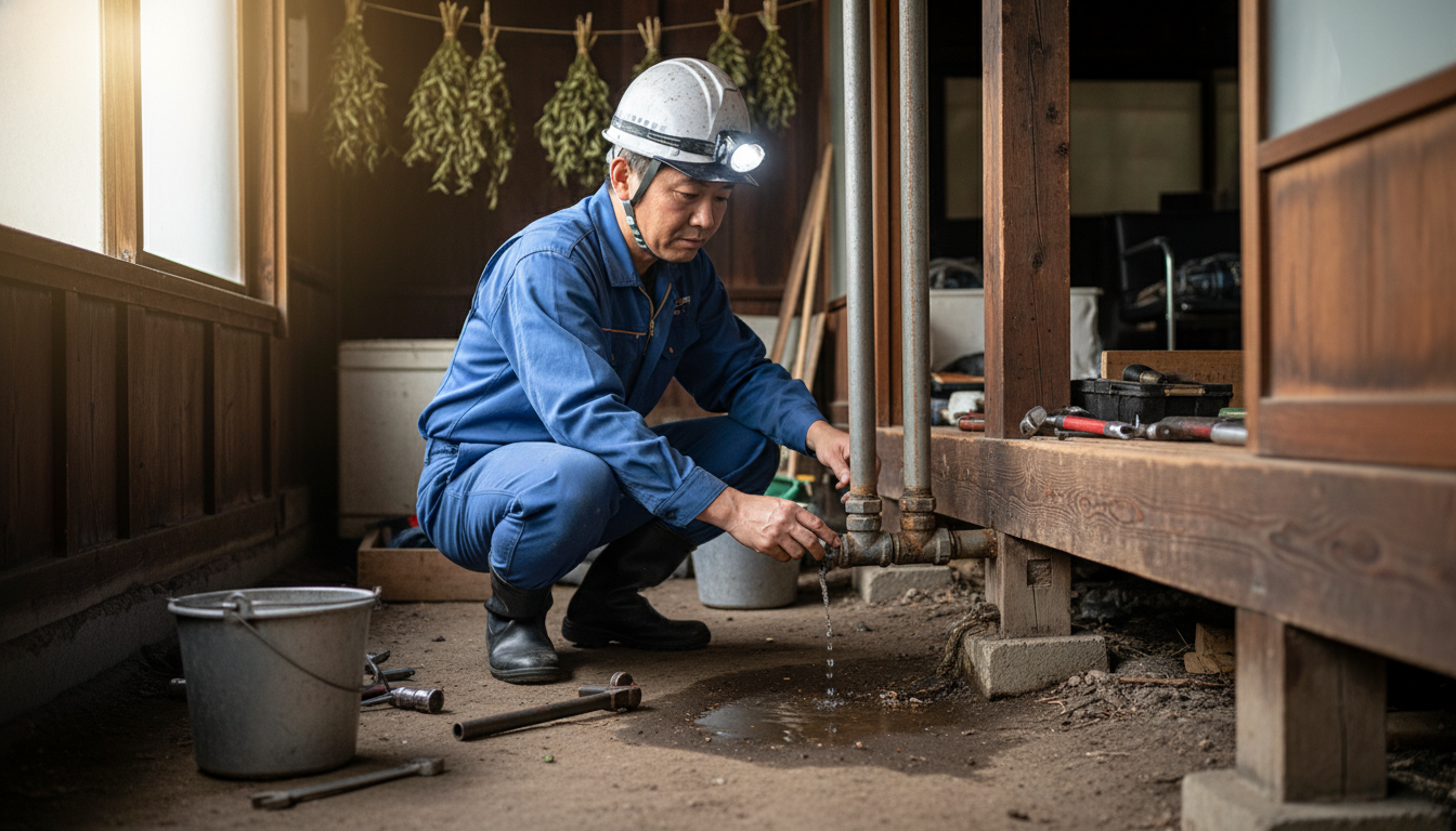 相楽郡 和束町の住宅事情とよくある水トラブルに関する画像