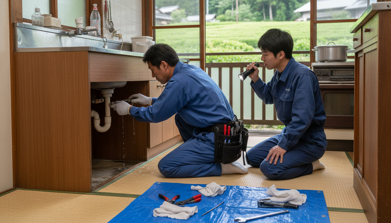 綴喜郡 宇治田原町の住宅事情とよくある水トラブルに関する画像