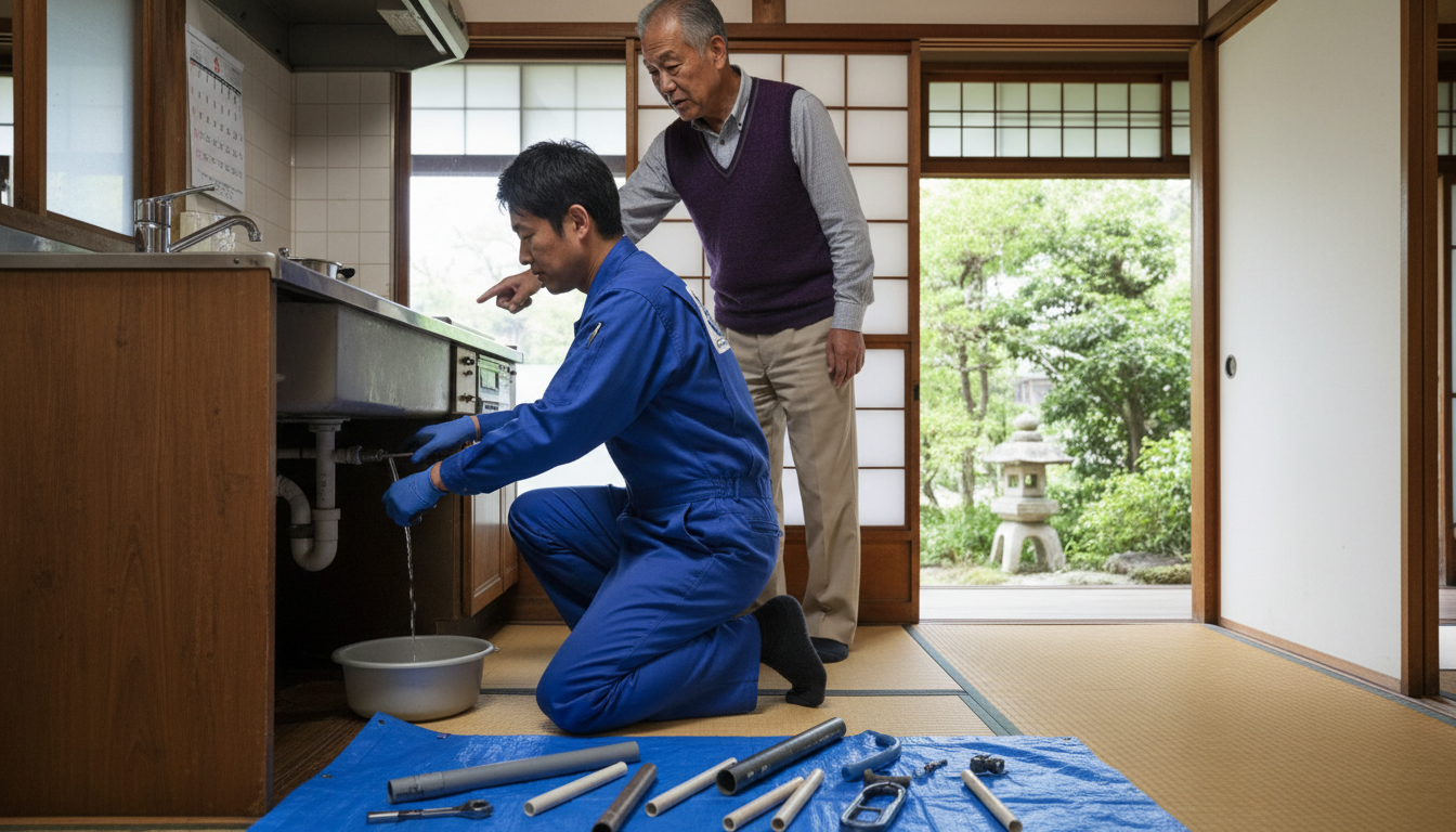 南丹市の住宅事情とよくある水トラブルに関する画像