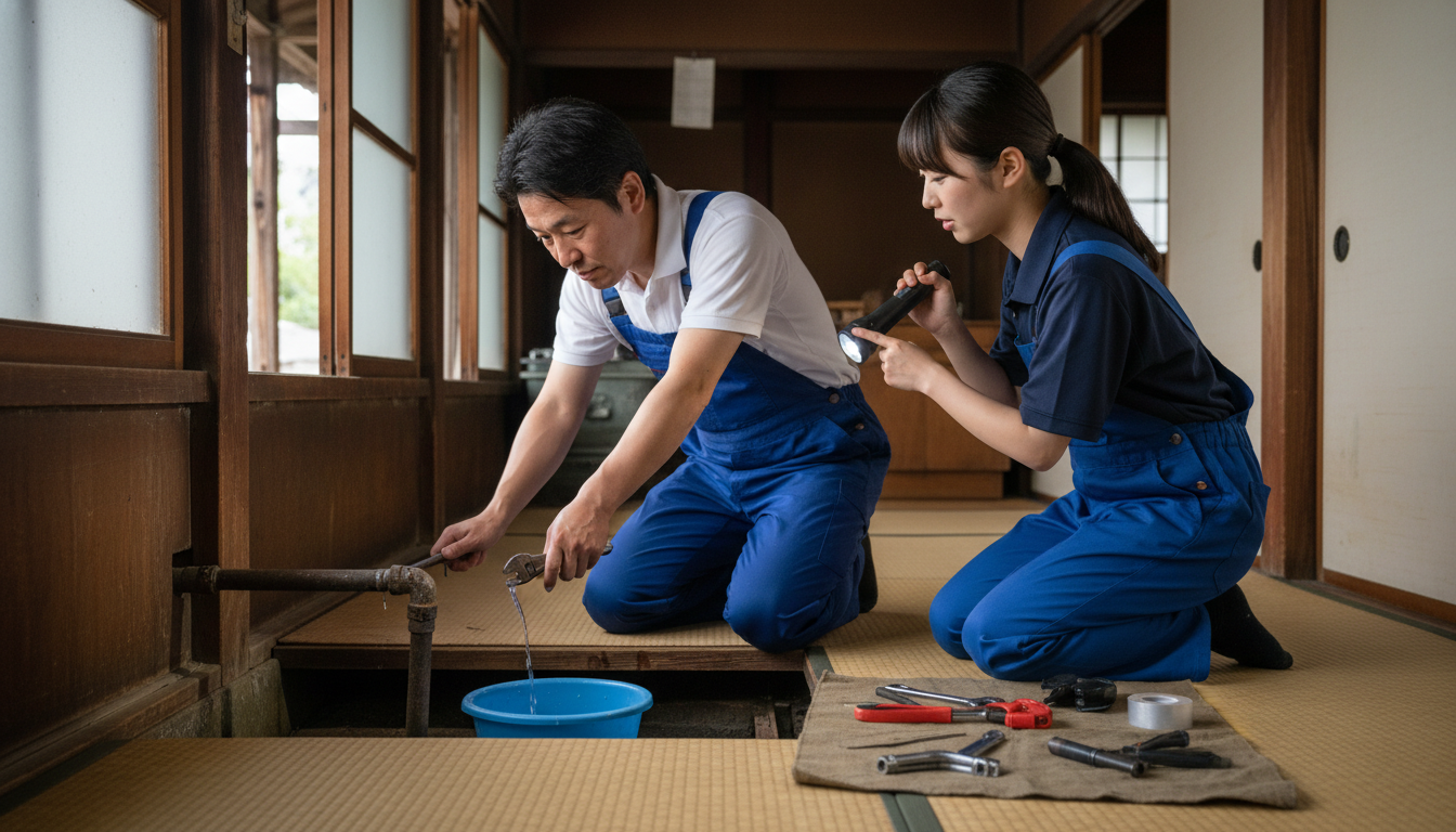 舞鶴市の住宅事情とよくある水トラブルに関する画像