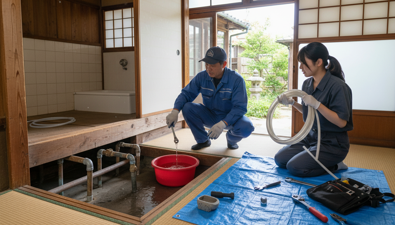 知多郡 南知多町の住宅事情とよくある水トラブルに関する画像