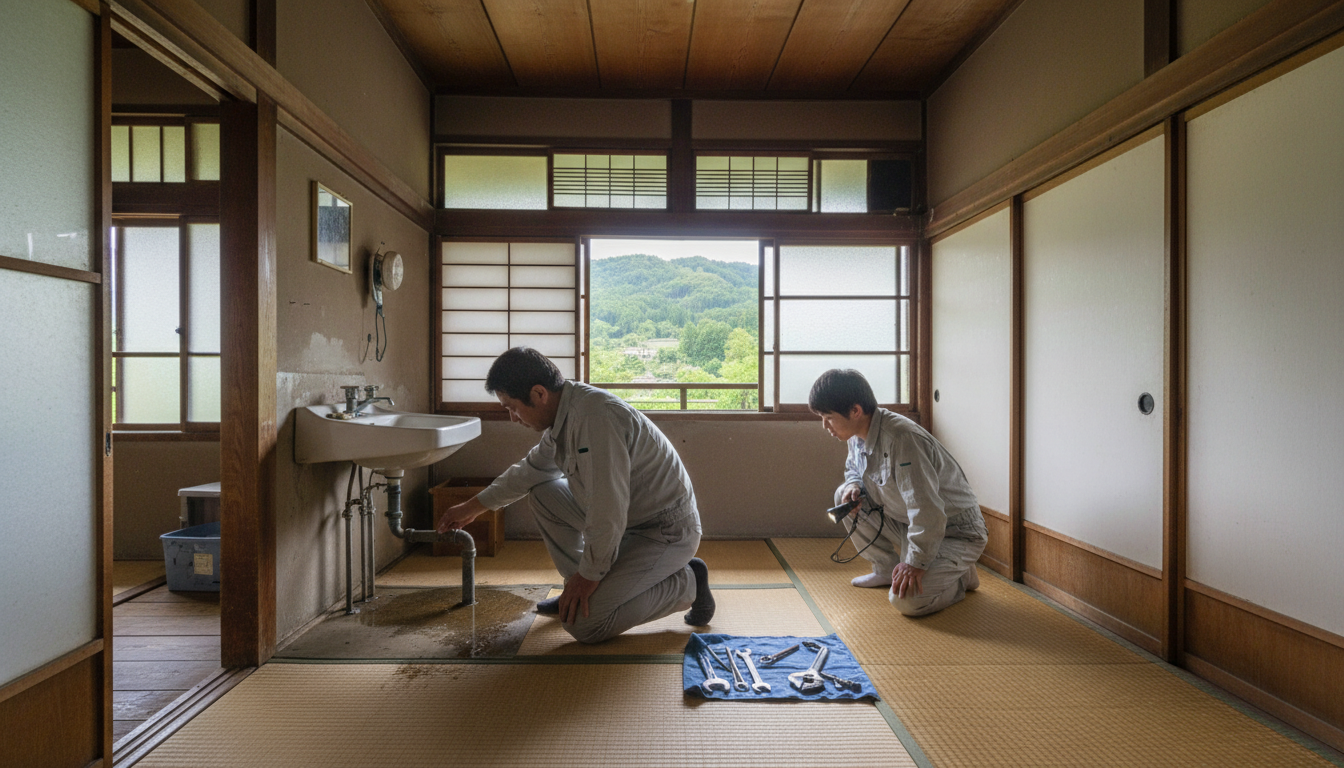 阿蘇郡 産山村の住宅事情とよくある水トラブルに関する画像