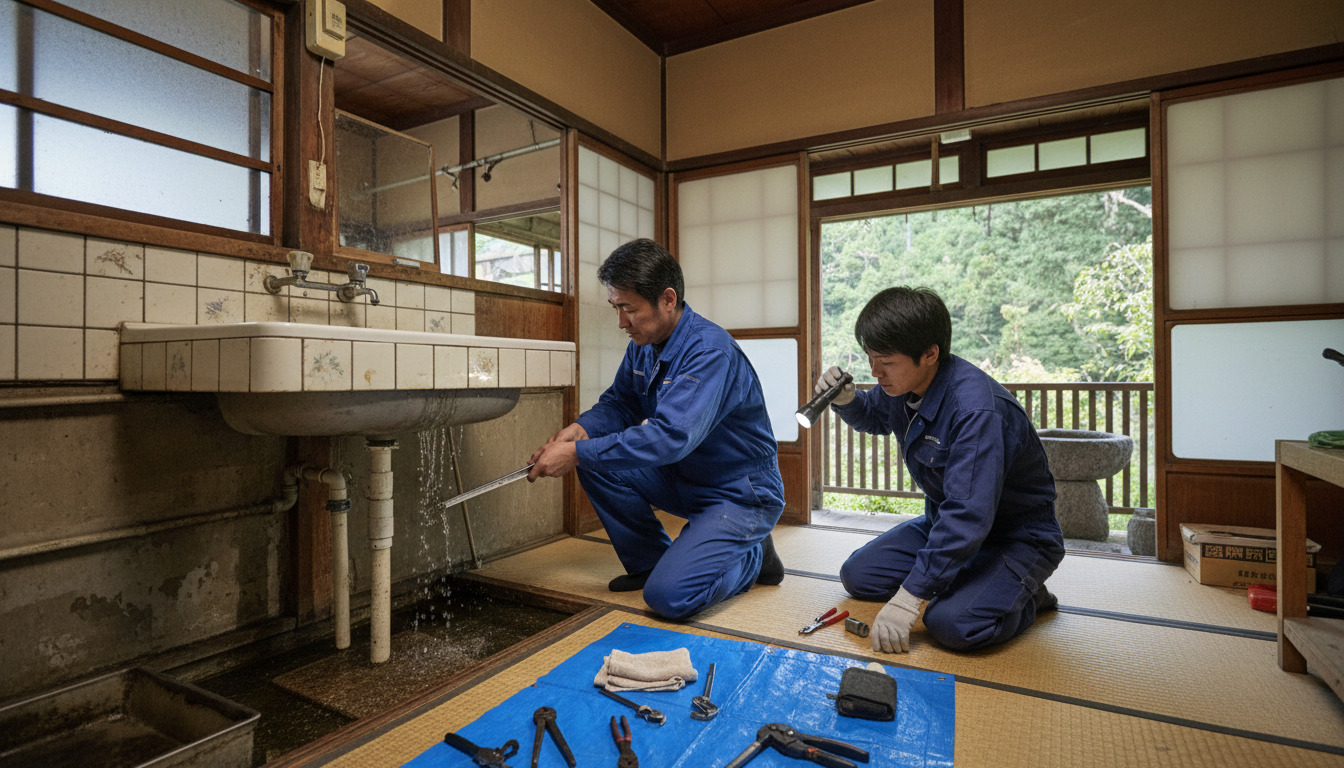 阿蘇郡 小国町の住宅事情とよくある水トラブルに関する画像