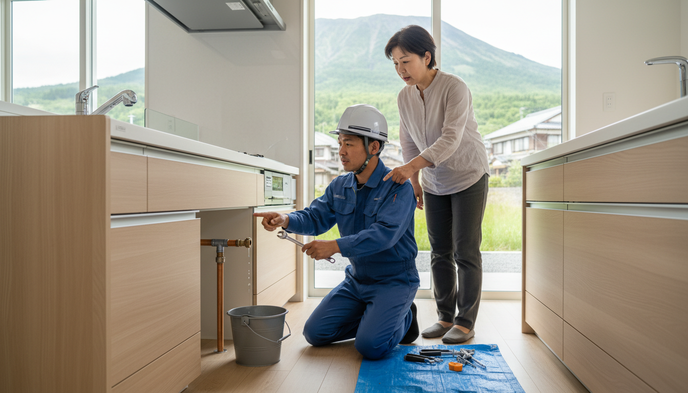 阿蘇郡 西原村の住宅事情とよくある水トラブルに関する画像