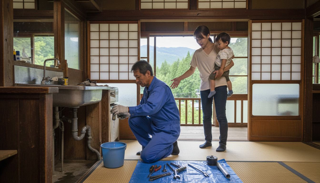 阿蘇郡 南阿蘇村の住宅事情とよくある水トラブルに関する画像