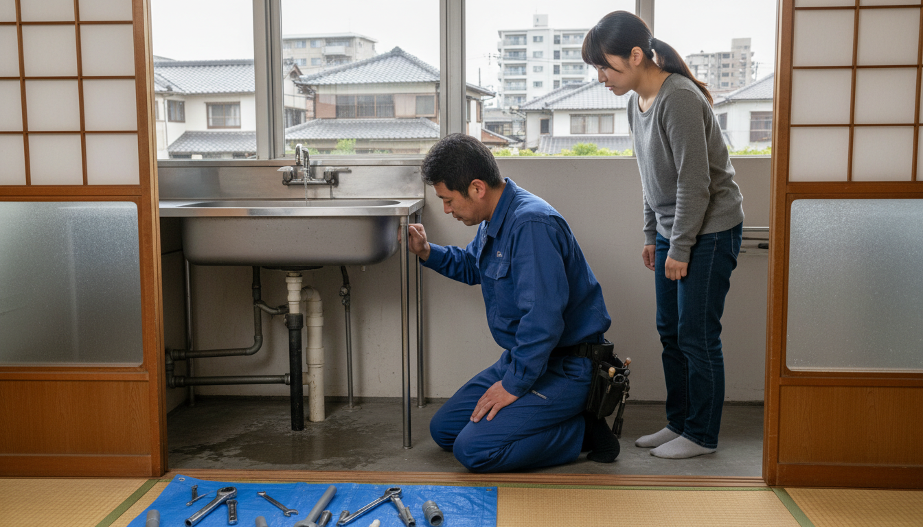 宇土市の住宅事情とよくある水トラブルに関する画像
