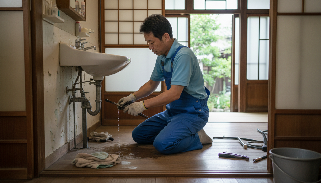 知立市の住宅事情とよくある水トラブルに関する画像