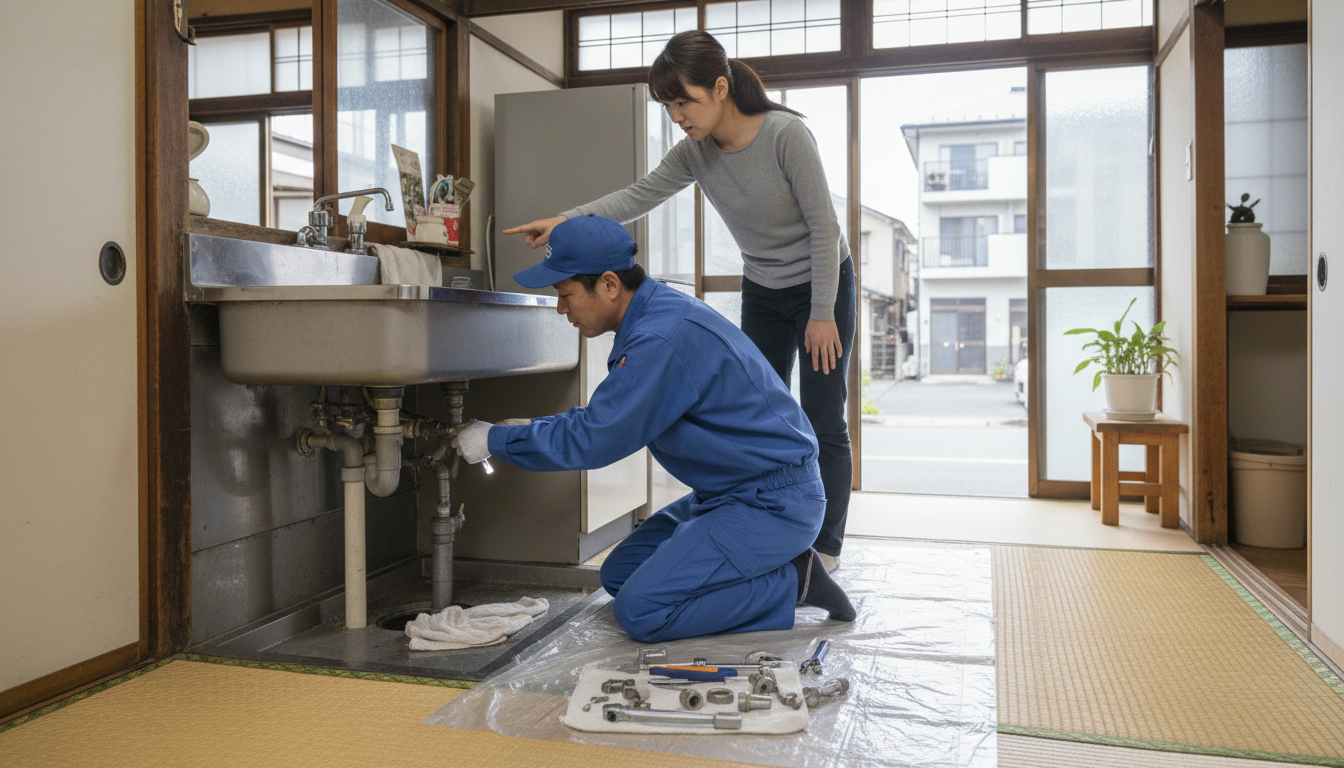 東海市の住宅事情とよくある水トラブルに関する画像