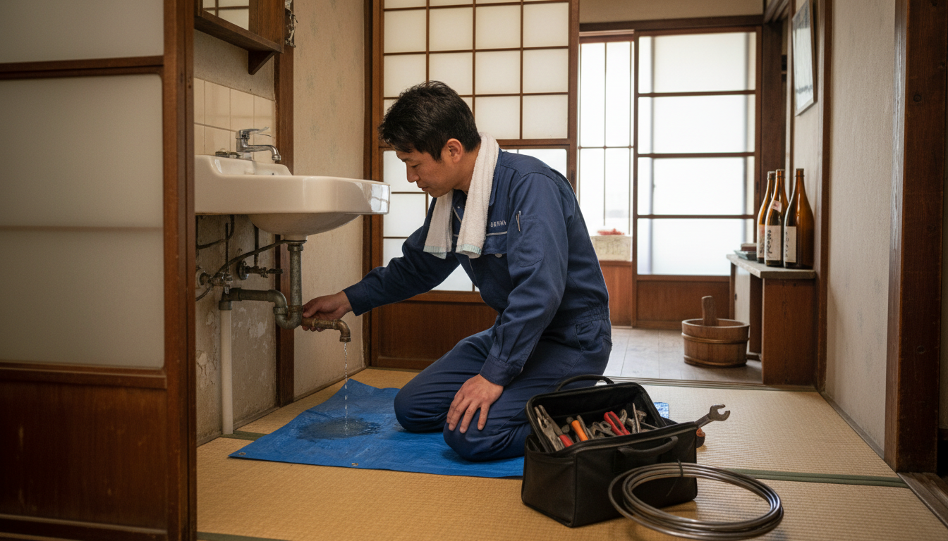 半田市の住宅事情とよくある水トラブルに関する画像