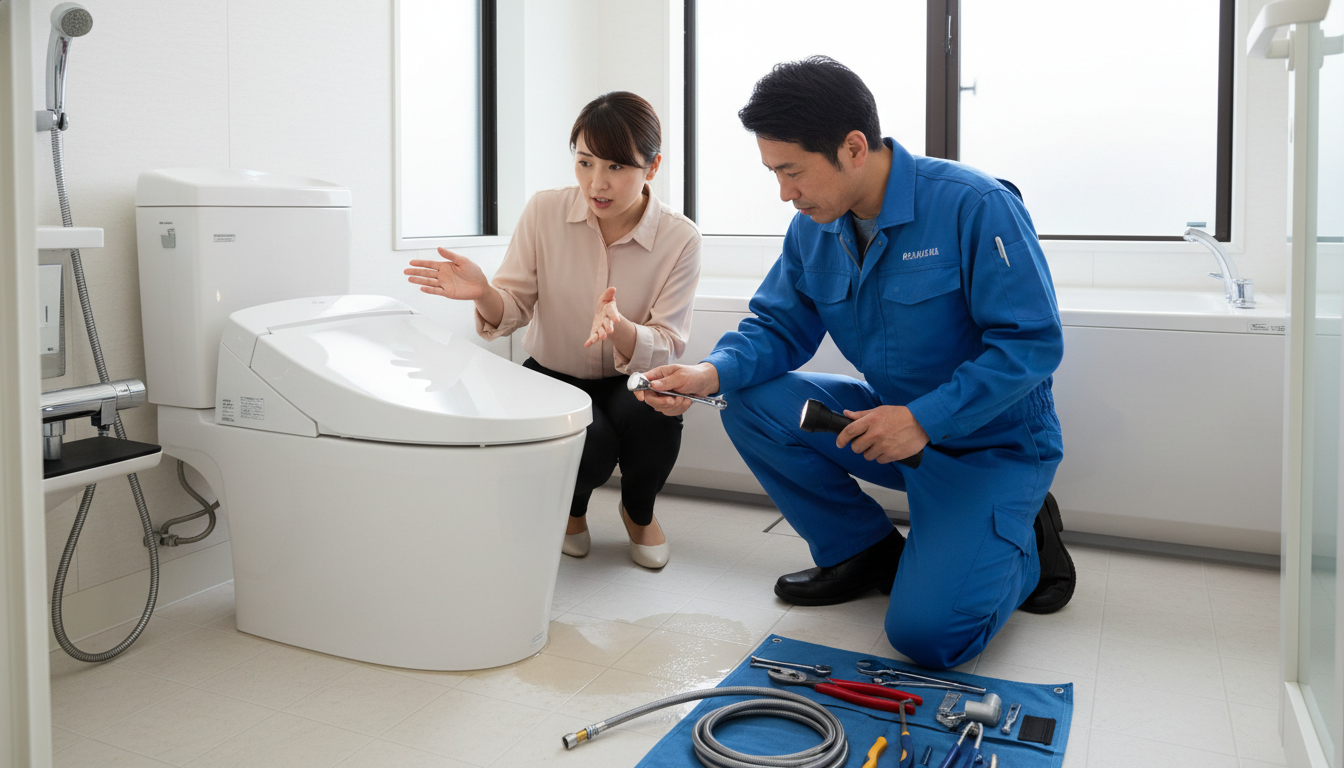 尾張旭市の住宅事情とよくある水トラブルに関する画像