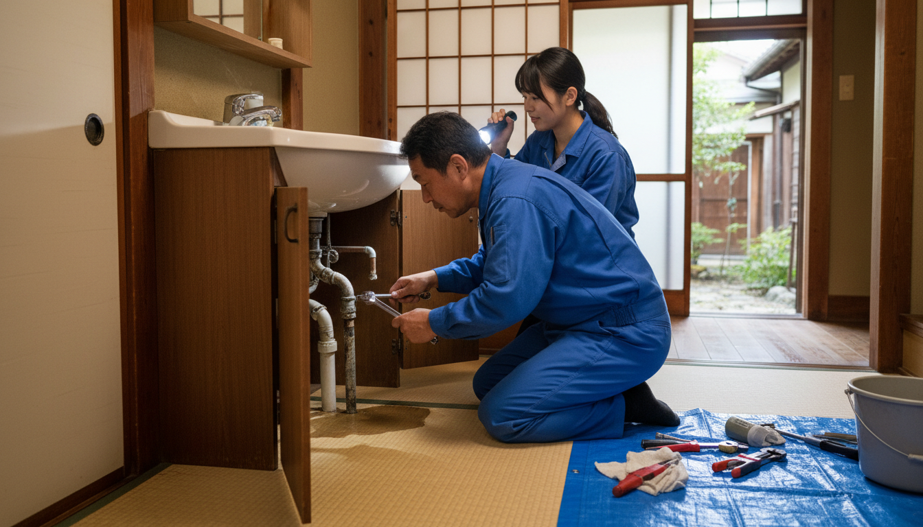 碧南市の住宅事情とよくある水トラブルに関する画像