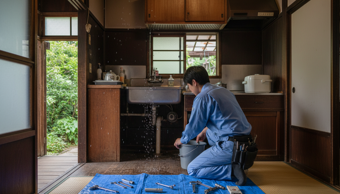 名古屋市 昭和区の住宅事情とよくある水トラブルに関する画像