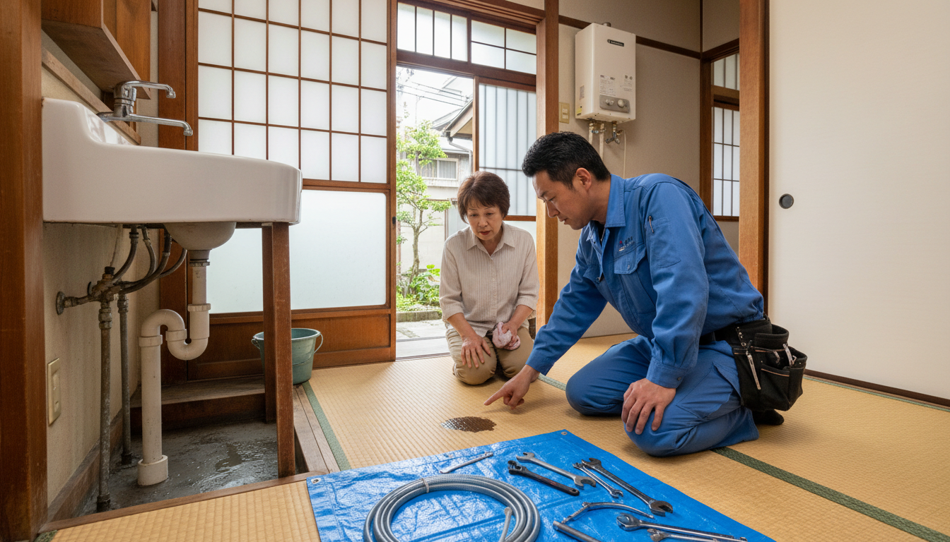 名古屋市 西区の住宅事情とよくある水トラブルに関する画像