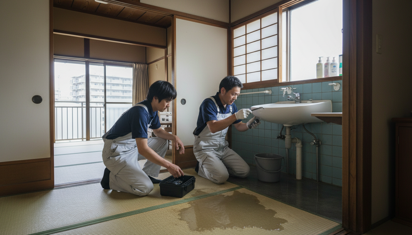 名古屋市 中川区の住宅事情とよくある水トラブルに関する画像