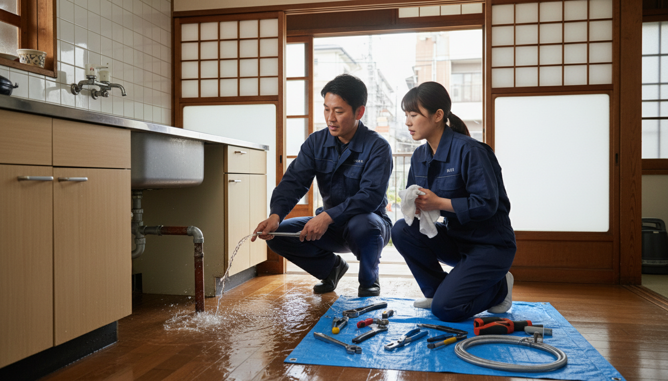 名古屋市 中村区の住宅事情とよくある水トラブルに関する画像