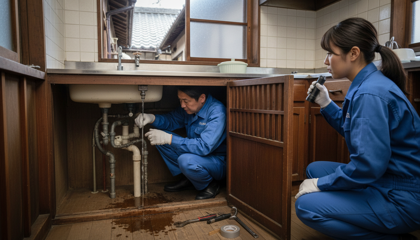 名古屋市 南区の住宅事情とよくある水トラブルに関する画像