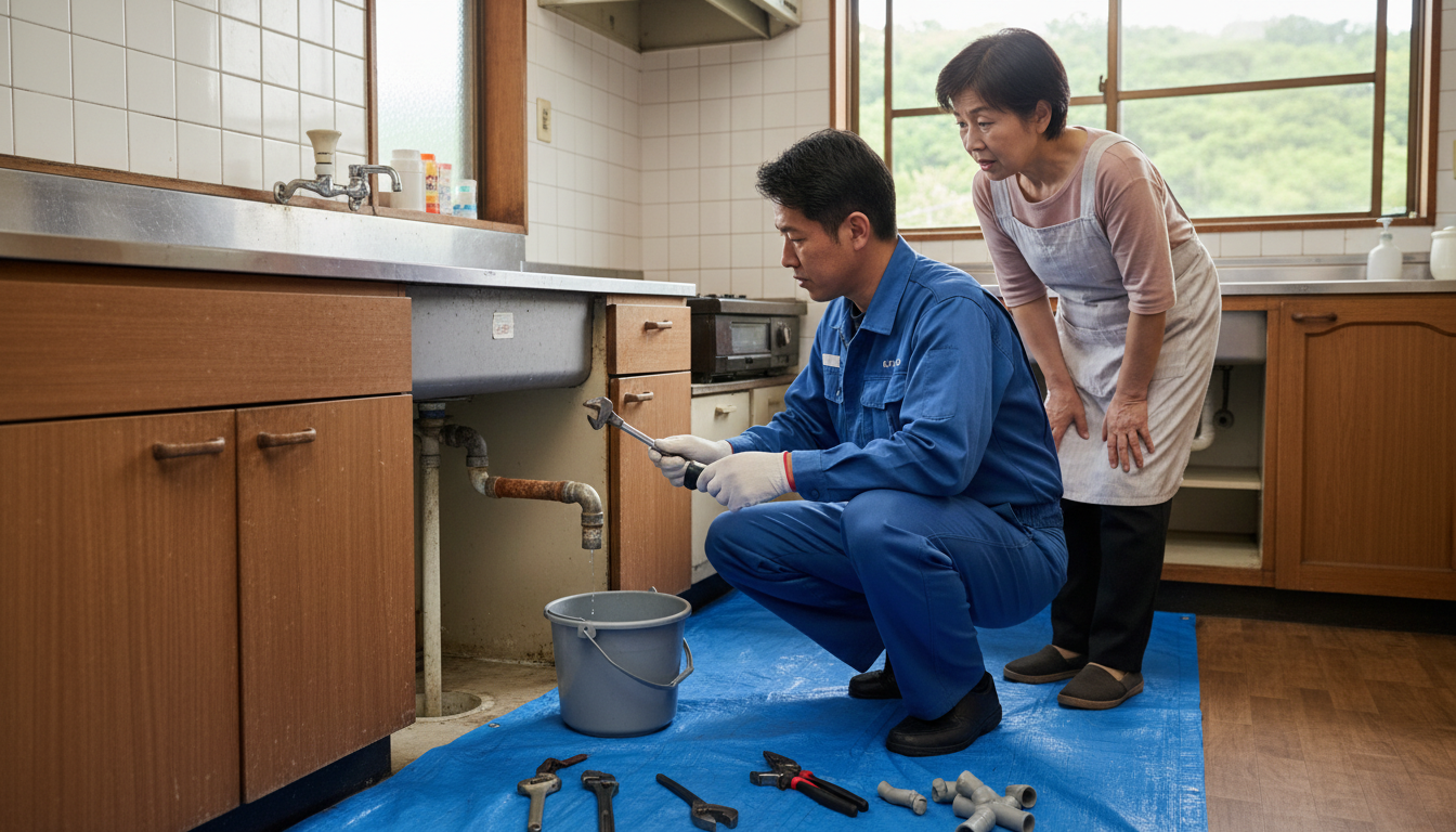 名古屋市 熱田区の住宅事情とよくある水トラブルに関する画像