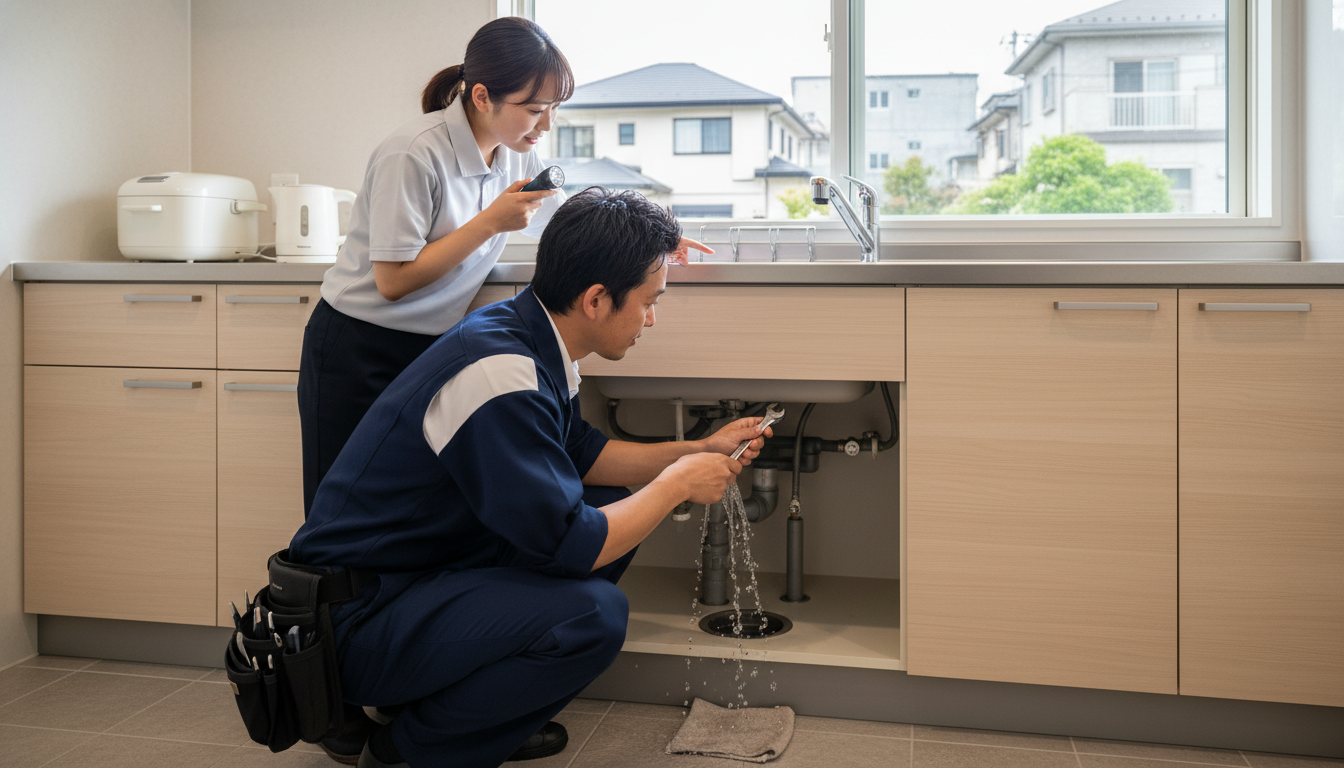 名古屋市 名東区の住宅事情とよくある水トラブルに関する画像