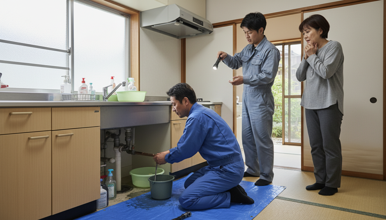 名古屋市 緑区の住宅事情とよくある水トラブルに関する画像