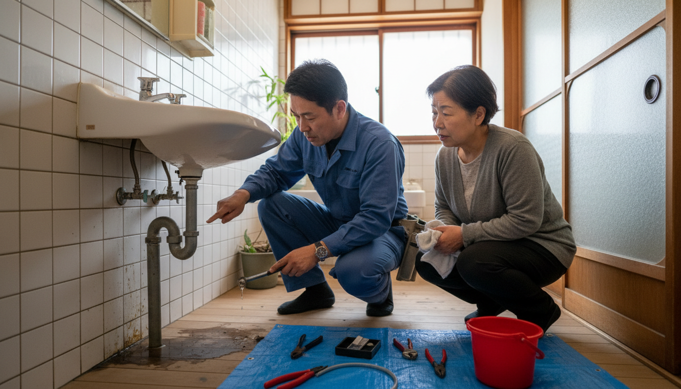 伊予市の住宅事情とよくある水トラブルに関する画像