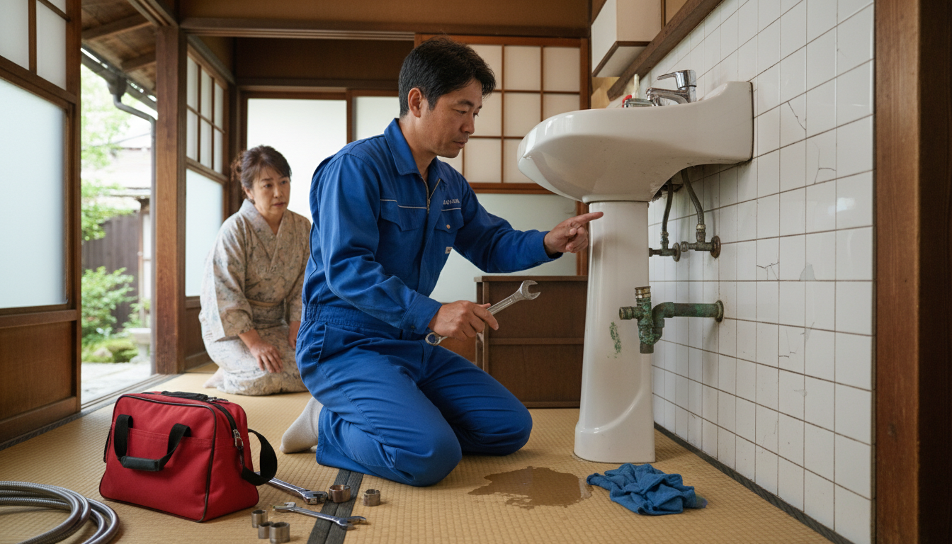 松山市の住宅事情とよくある水トラブルに関する画像