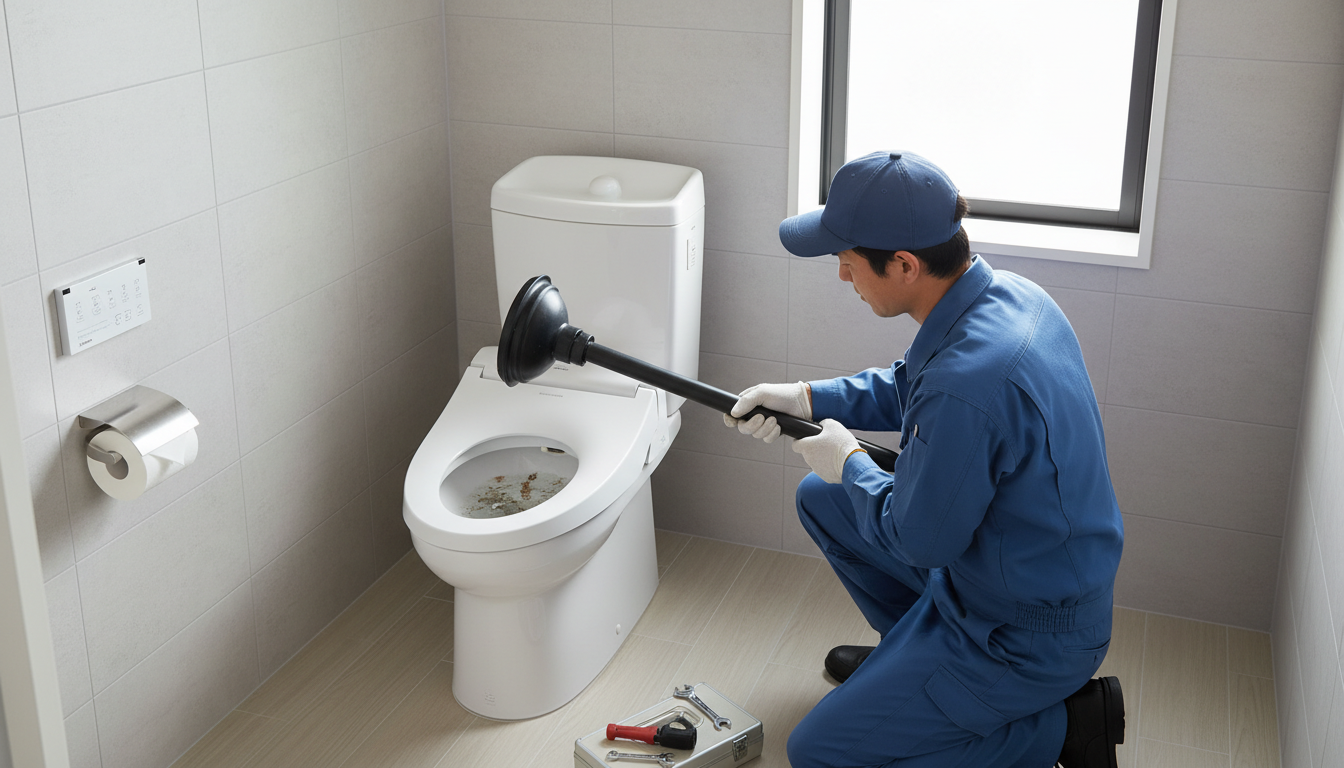 軽度のつまり（トイレットペーパー・排泄物など）の料金相場に関する画像