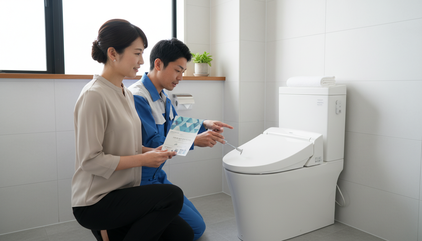 アフターフォローと保証制度の有無に関する画像