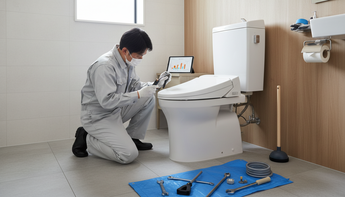 聖籠町のトイレつまり修理料金の相場に関する画像