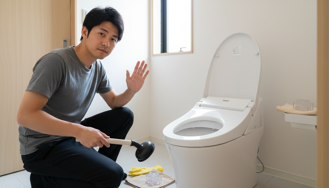 業者を呼ぶ前に試せる応急処置と注意点に関する画像