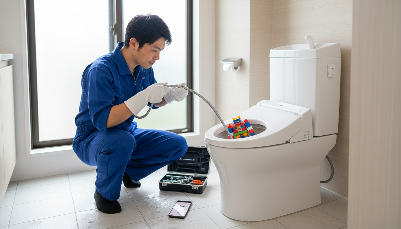 スマートフォンやおもちゃ等の固形物を落とした場合に関する画像