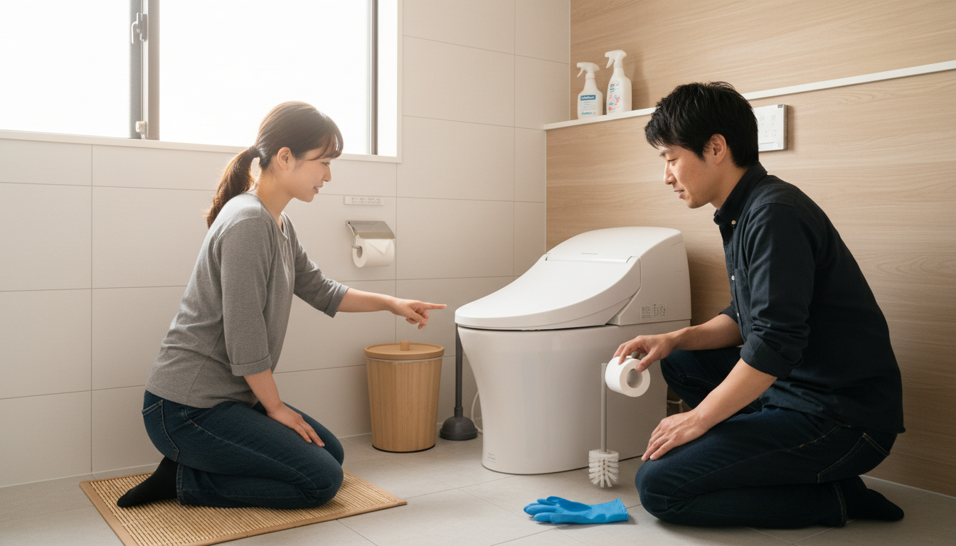 今日からできる!トイレつまりの予防策に関する画像