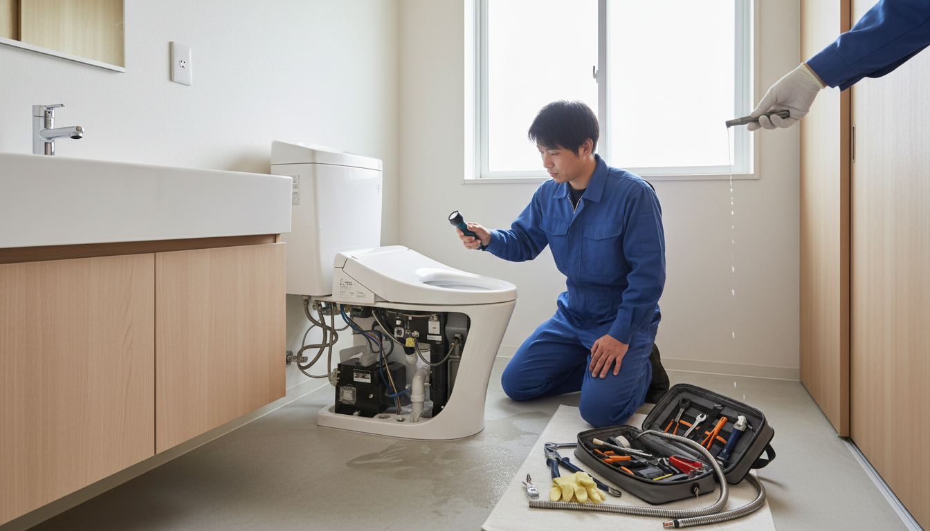 大野城市のトイレつまり修理の料金相場は？に関する画像