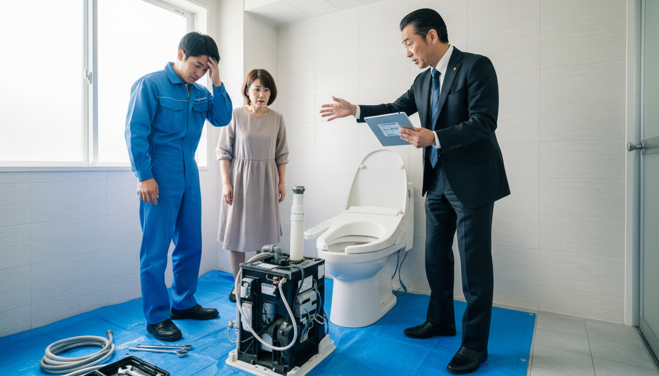 高額な追加請求や不要な工事の提案に関する画像